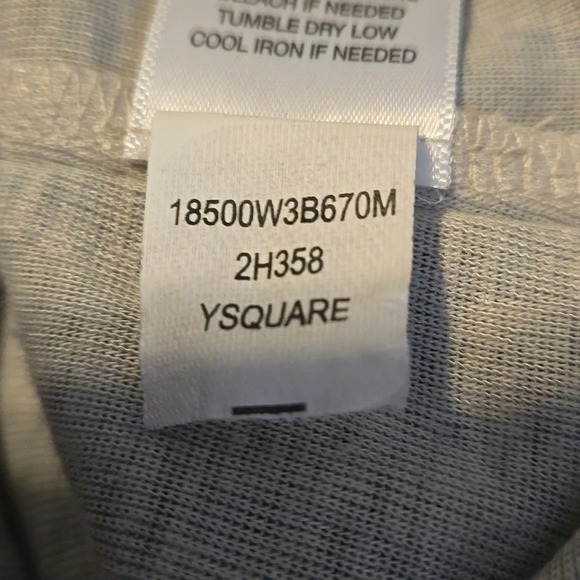 One World Abstract Design Grey & White Long Sleeve Top size 3X - Picture 9 of 14